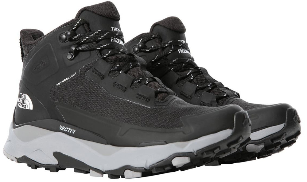 The North Face Women VECTIV Exploris Mid FUTURELIGHT Trail Running Black Shoes 9